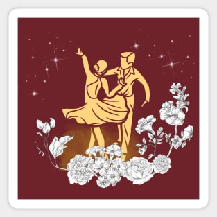 Romantic dancing Sticker